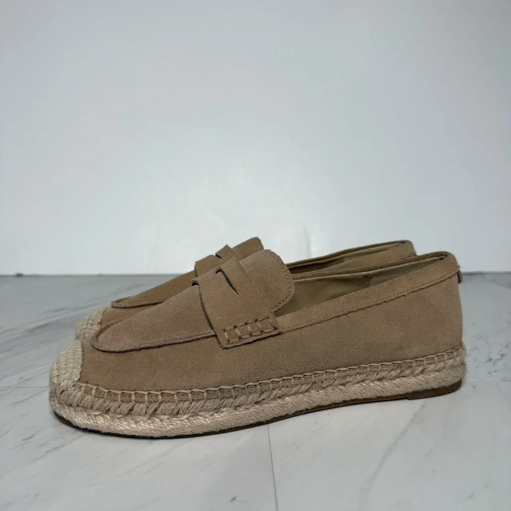 Sam Edelman Kai Tan Suede Espadrilles Loafer 6M
